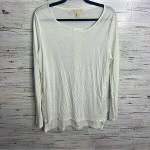 Michael Kors  white long sleeve size large